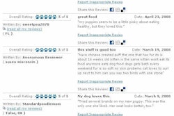 Pet parents trust and listen to each other and can get their questions answered easily by reading an online review.