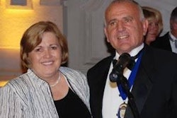 New IEC chairman, Frank Pace (Australia; right) with his vice-chair, Joanne Ivy (USA)