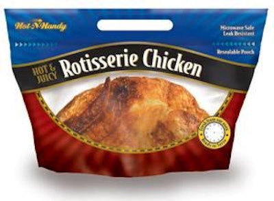 Fewer raw materials may go into sustainable packaging, such as the Hot N Handy pouch, and transport costs may also be lower.
