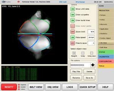 The DSI Adaptive 3D Portioning system offers the ability to create two, four, six, or more, portions per butterfly.