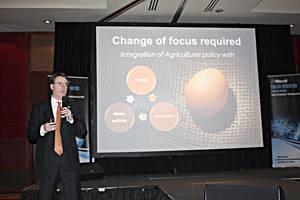 Aidan Connolly pointed out that between 1999 and 2009, broiler meat consumption had increased by 43%, and that this trend was set to continue.