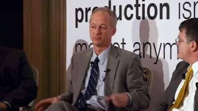 Dr. Bruce Stewart-Brown explains the steps Perdue took to produce antibiotic-free chicken. See video at .