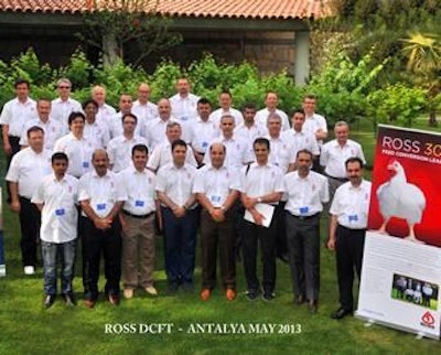 Over 25 delegates attended the conference held by Aviagen.