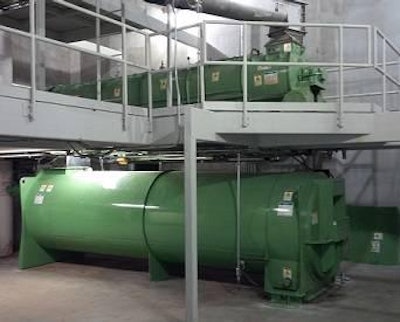 Aviagen's recent feed mill expansion includes a new Hygieniser pellet feed system that thermally treats feed to eliminate pathogens.