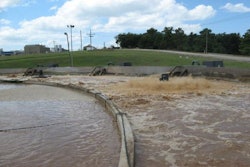 Tyson's Scranton facility renders the dissolved air flotation sludge generated at the wastewater system. The oils and solids are fed back into the rendering system and any water produced is sent back to the wastewater facility for treatment.