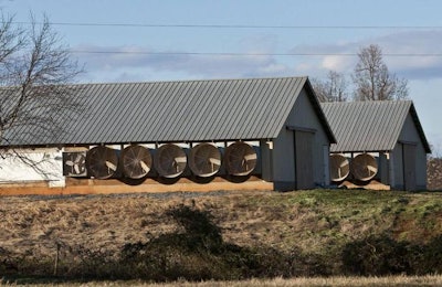 m.lavelle/BigStockphoto.com | Poultry house fans need to keep air moving at high velocities 24 hours a day, says Mike Czarick, extension specialist, University of Georgia.