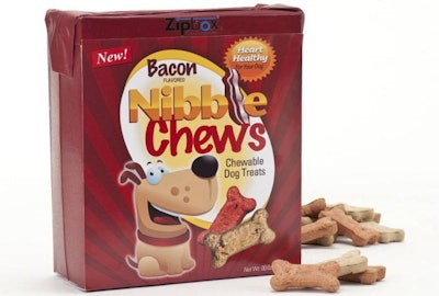 Pet Treat Packaging Sample