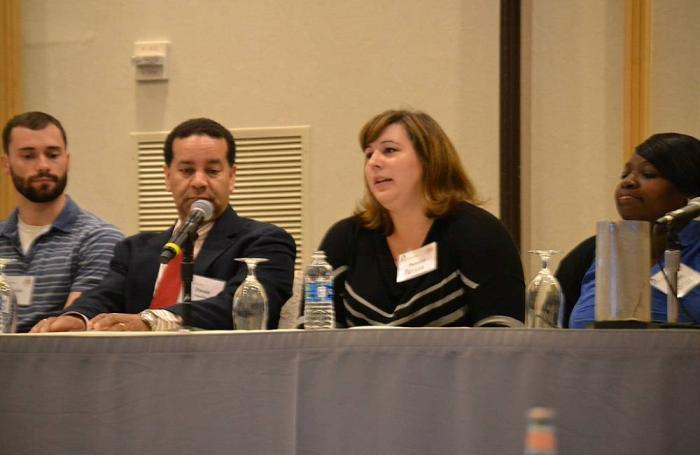 Members of a focus group discuss their food buying decisions during the Animal Agriculture Alliance Stakeholders Summit on May 5 in Arlington, Virginia. | Roy Graber