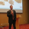 Will Henry, director of R&D and technology for Extru-Tech Inc., discussed misconceptions about high meat pet food extrusion during a session at Petfood Forum China 2016. | Debbie Phillips-Donaldson