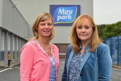 Janet McCollum, Chief Executive of Moy Park, left, with with Northern Ireland Agriculture Minister Michelle McIlveen. | DAERA