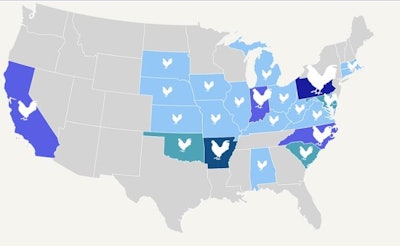 Poultry companies have been busy with expansion projects in many states. | Jennifer Keller