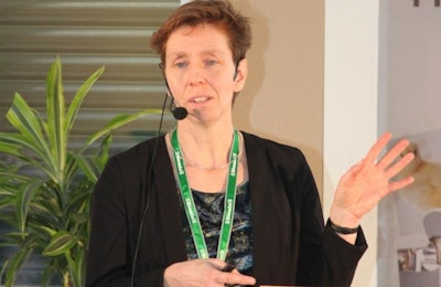 According to Ellen van Eerden of Schorthorst Feed Research, Dutch studies have found that 18 percent of antibiotic used in local broiler production were given during the first two weeks of a bird’s life. | Mark Clements