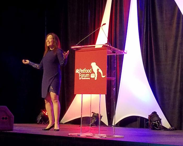 Randi Zuckerberg was the opening keynote speaker at Petfood Forum 2017, held in Kansas City, Missouri, USA, April 3-5. | Lindsay Beaton