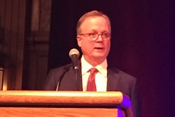 Closing the gap between consumer perception and production reality requires courage and clarity in communications by chicken producers, Bill Lovette, CEO, Pilgrim’s, told listeners at the 2017 Chicken Marketing Summit. | Photo by Gary Thornton