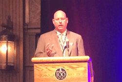 David Williams, senior vice president of Informa Economics, shared current trends affecting U.S. foodservice retail and chicken markets with the audience at the 2017 Chicken Marketing Summit. | Photo by Deven King