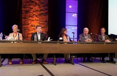 A panel of experts at the 2017 Chicken Marketing Summit discussed the thorny issues surrounding broiler welfare. | Gary Thornton