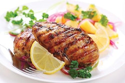 Grilled Chicken Breast On Plate
