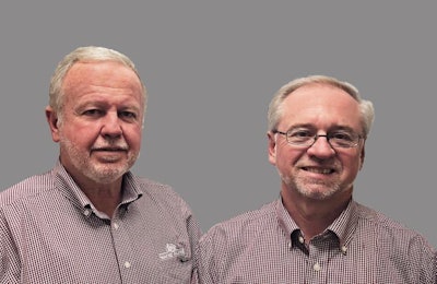 Randy Caudill, Wayne Farms North Alabama live production manager, left, and Kevin Martin, Wayne Farms North Alabama area hatchery manager. | Photo courtesy of Pas Reform