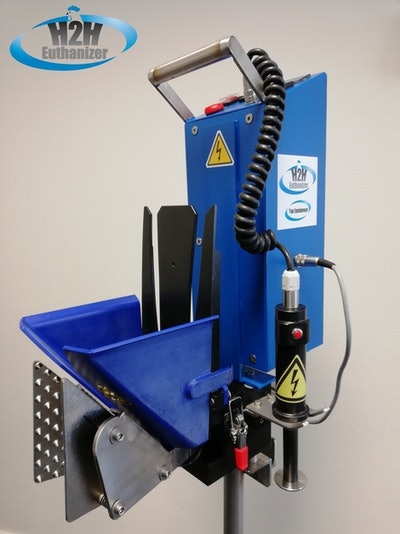 Top Equipment H2H Euthanizer for poultry production