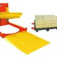 Presto ECOA Lifts P4 Roll-On Leveler with Turntable