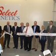 Select Genetics leaders joined area dignitaries to cut the ribbon at the company's new hatchery in Terra Haute, Indiana. | Photo courtesy of Select Genetics