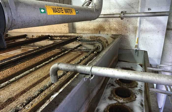 Pilgrim's Guntersville installed a new dissolved air flotation unit in 2015. It's one of several recent improvements. | Photo by Austin Alonzo