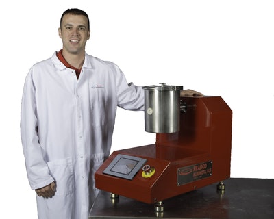 Readco Kurimoto RK Labmaster dry powder blending system