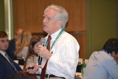 Mike Donohue, vice president of Agri Stats, addressed poultry industry labor shortages at the 2019 International Production & Processing Expo. (Roy Graber)