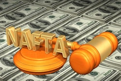 NAFTA Legal Gavel Concept 3D Illustration