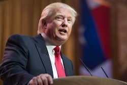 NATIONAL HARBOR, MD – MARCH 6, 2014: Donald Trump speaks at the