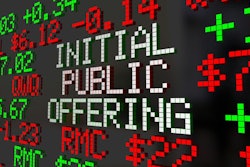 Initial Public Offering IPO Stock Market Ticker 3d Illustration