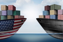 American Trade War Tariffs In The United States As Two Opposing