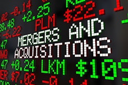 Mergers and Acquisitions M&A Stock Market Ticker 3d Render Illus