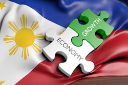Philippines economy and financial market growth concept, 3D rendering