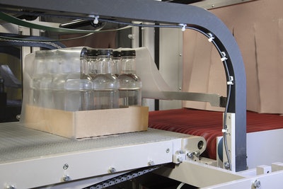 EDL Packaging Engineers Model 22-45 single roll product wrapping system