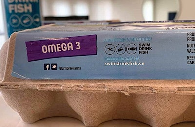 Recyclable pulp packaging and social messaging promoting clean waterways help to align these eggs with the demands of Generation Z. | Dr Vincent Guyonnet