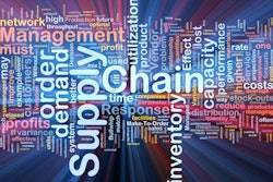Supply Chain Background Concept Glowing