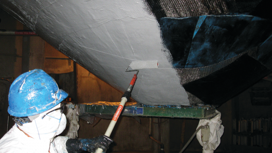 Carbon fiber repair application for agribusiness