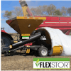 Flexstor grain bag loading and unloading system