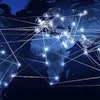 Global Networking And International Communication. World Map As
