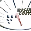 Rising Costs Increased Price Speedometer Inflation 3d Illustrati