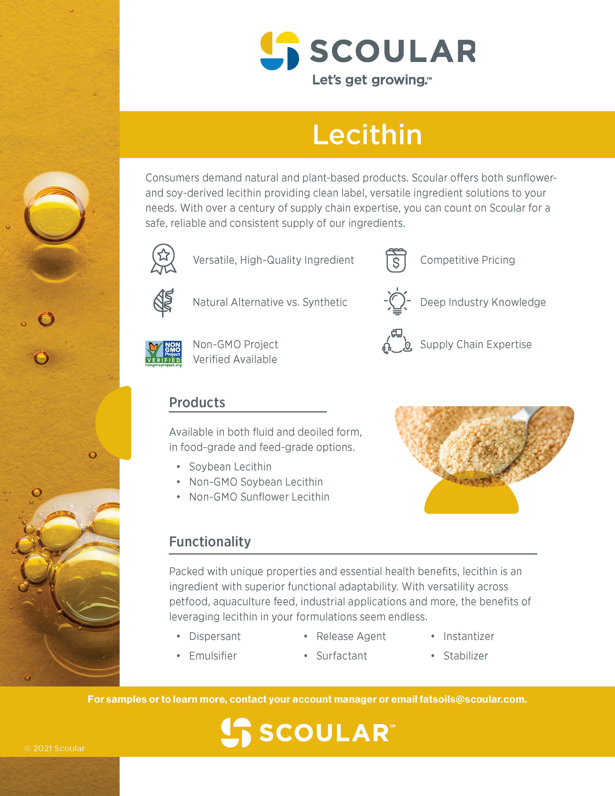 Lecithin Onesheet