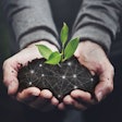 Smart agriculture 5.0 green plant product farming technology bac