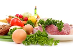 Fresh Vegetables, Fruits and other foodstuffs. Shot in a studio.