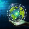 New Global Business Connection Concept. Businessman Leading The