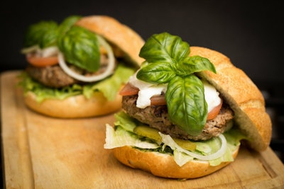 Hamburgers plant basil on top via pixabay feb 2022