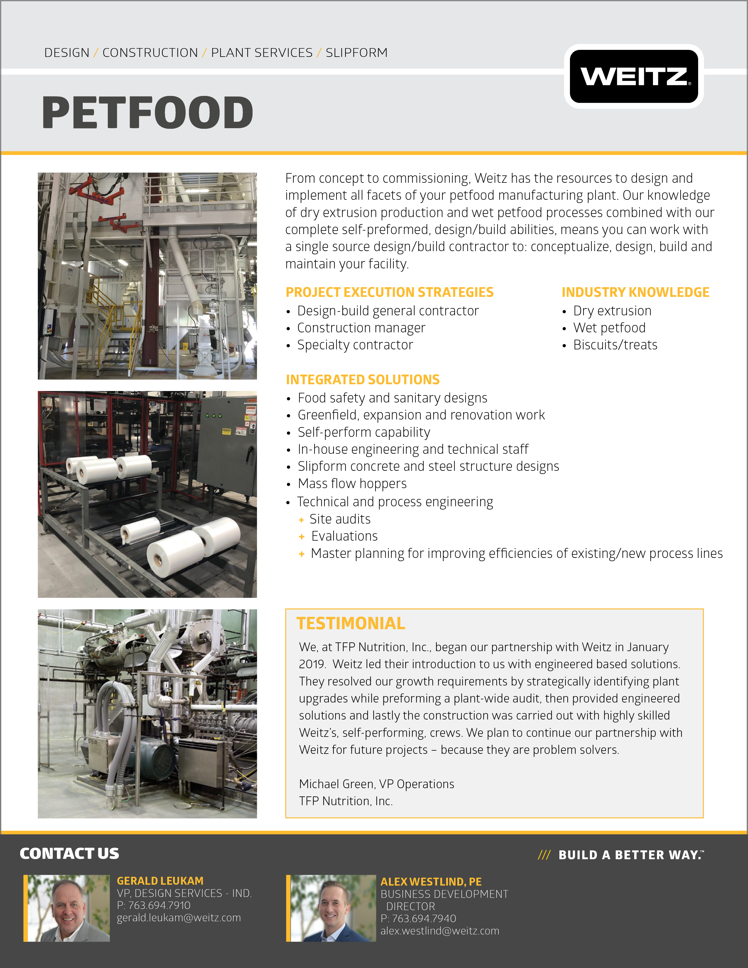 Petfood One Sheet