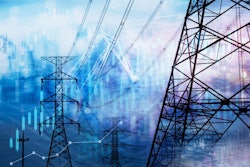 Market Stock Graph And Information With City Light And Electrici