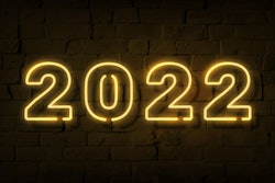 2022 gold neon desktop wallpaper, high resolution HD background psd