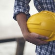 Engineer Man Hands Holding Hardhat White Work Helmet Hard Hat Fo